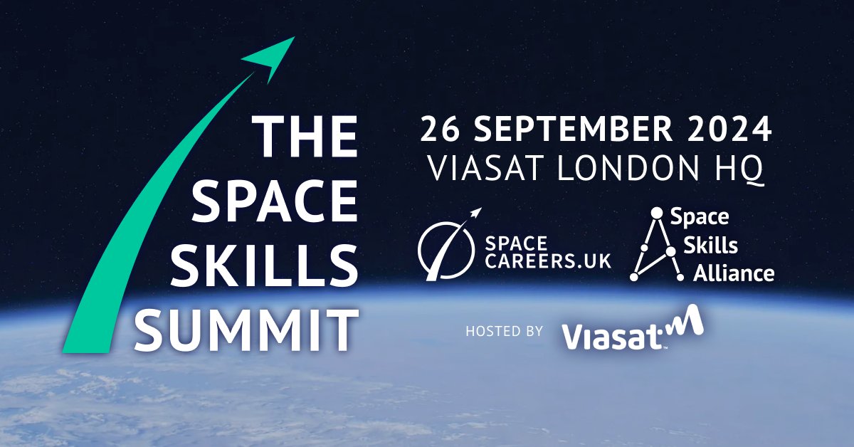 ⭐Join us for The Space Skills Summit on Thursday 26th September in London!⭐

This is the UK's first space skills conference, organised by Space Skills Alliance and SpaceCareers.uk and generously hosted by <a href="/viasat/">Viasat</a>.

tickettailor.com/events/spacesk…
