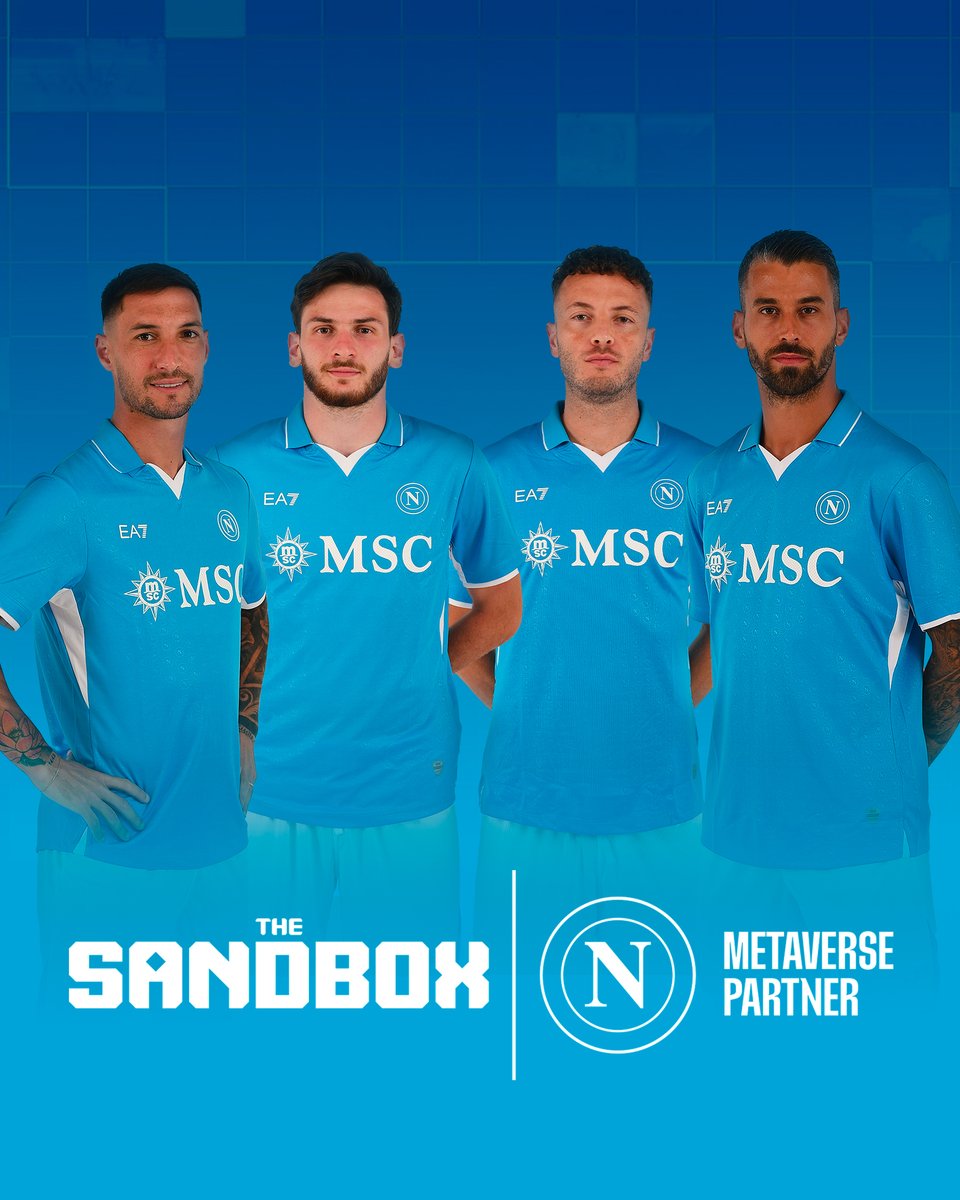 Official SSC Napoli (@sscnapoli) on Twitter photo We're thrilled to announce our partnership with <a href="/TheSandboxGame/">The Sandbox</a>! 🤝⚽
Napoli are bringing the heat to the metaverse with the first-ever pop-up store! 🔥 🔥
🎮 Dive into FOUR different #UGC experiences
🏟️ Win match tickets to see SSC Napoli live
✍️ Score exclusive signed We're thrilled to announce our partnership with <a href="/TheSandboxGame/">The Sandbox</a>! 🤝⚽
Napoli are bringing the heat to the metaverse with the first-ever pop-up store! 🔥 🔥
🎮 Dive into FOUR different #UGC experiences
🏟️ Win match tickets to see SSC Napoli live
✍️ Score exclusive signed