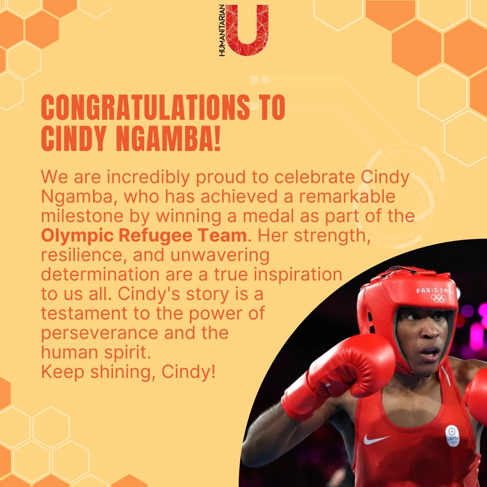 Congrats to Cindy Ngamba for her medal at the Olympics! Her perseverance is truly inspiring. #HumanitarianOrg #OlympicRefugeeTeam #Inspiration
*Richard Pelham/Getty Image