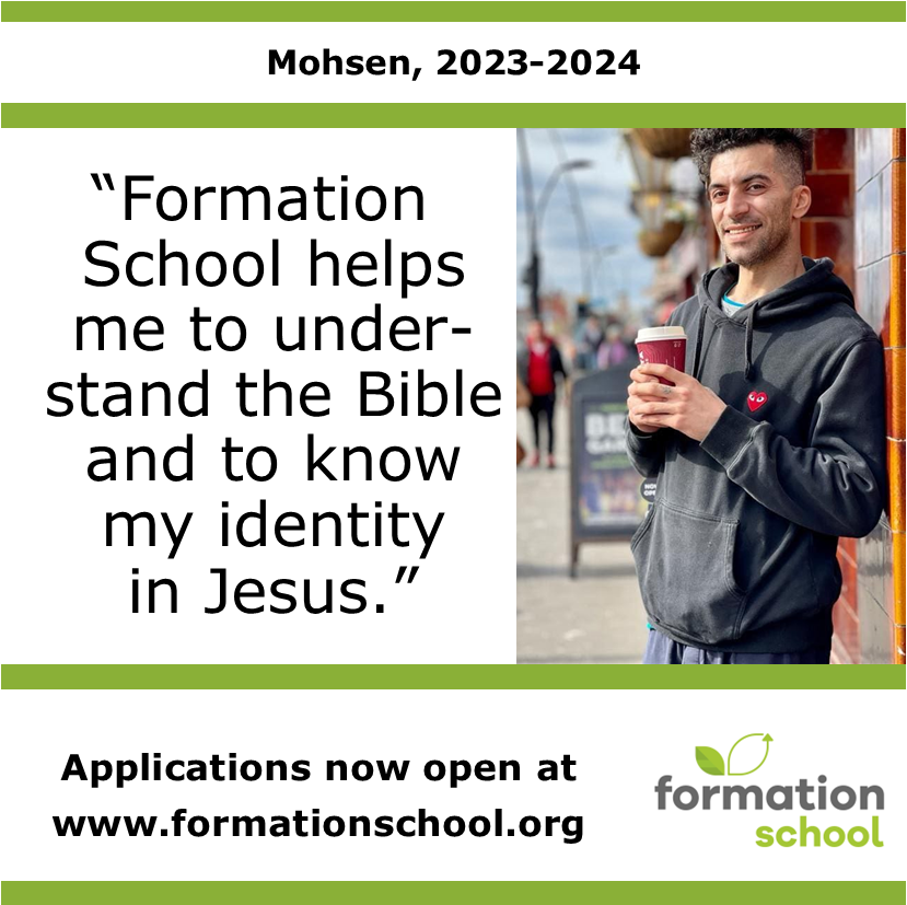 formationsch's tweet photo. In recent years #Formationschool has been increasingly international. This past year it has been fantastic to have Mohsen with us. What a blessing to see how the programme has helped him to understand both the Bible &amp; his identity in Christ more deeply. #discipleswhomakedisciples https://t.co/XWgSgepK04
