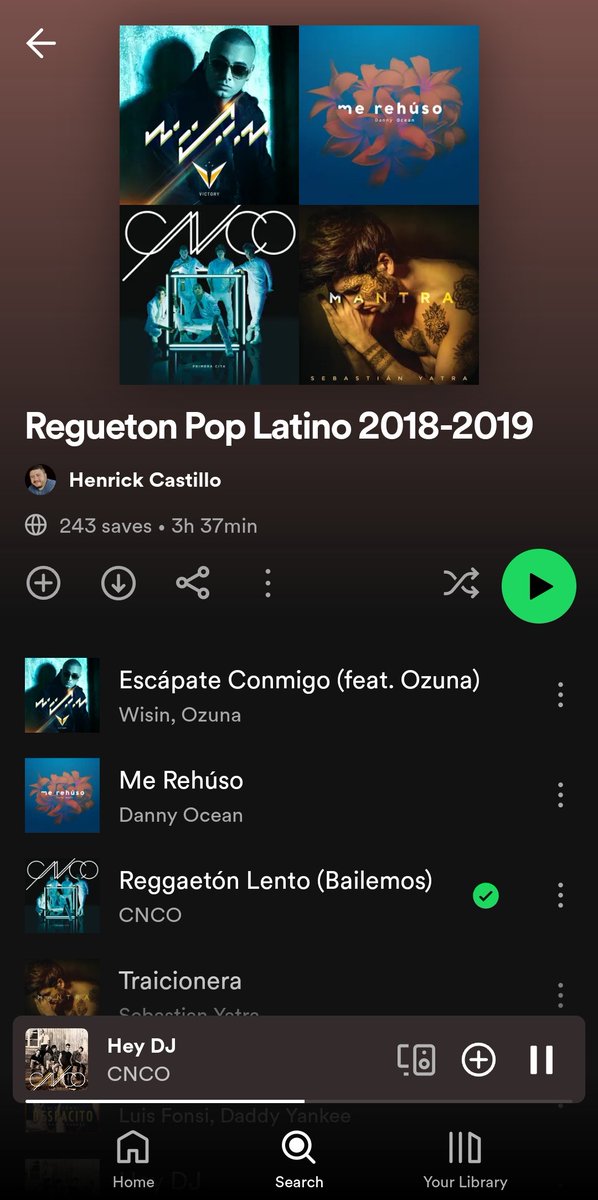 como cuando t aburris d tu playlist y sacas la peligrosa