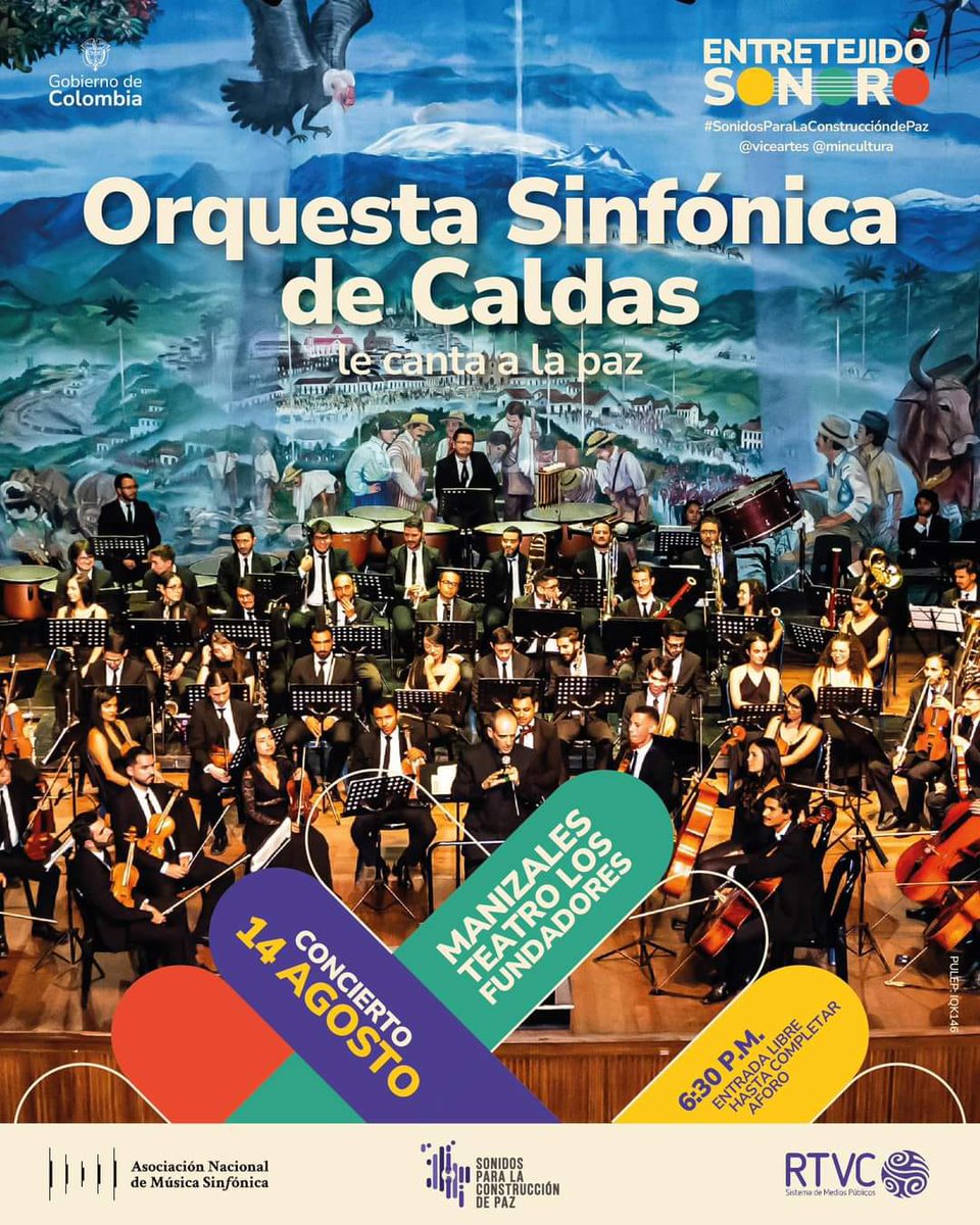 Orquesta Sinfónica de Caldas (@sinfonicacaldas) on Twitter photo 