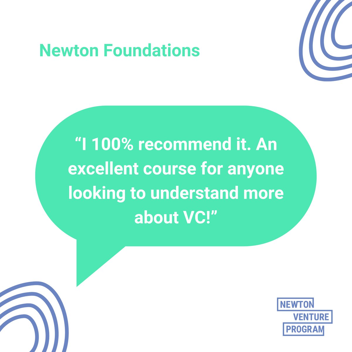 👀 Are you curious about Newton Foundations?

Here are a few reasons why you should sign up:

🌟 Learn independently at your own pace with up to 12 weeks of access
🧠Demystify venture capital
🥳And the best part? It's free!