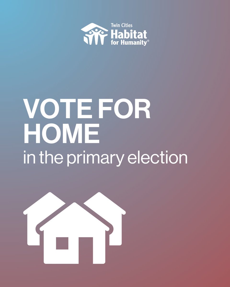 tchabitat's tweet photo. Your vote is your voice. Don't forget to #voteforhome in today's Primary Election! Polls are open until 8:00 p.m. Find your polling location at https://t.co/TndM2y3zu9! https://t.co/XZzoVCFWOP