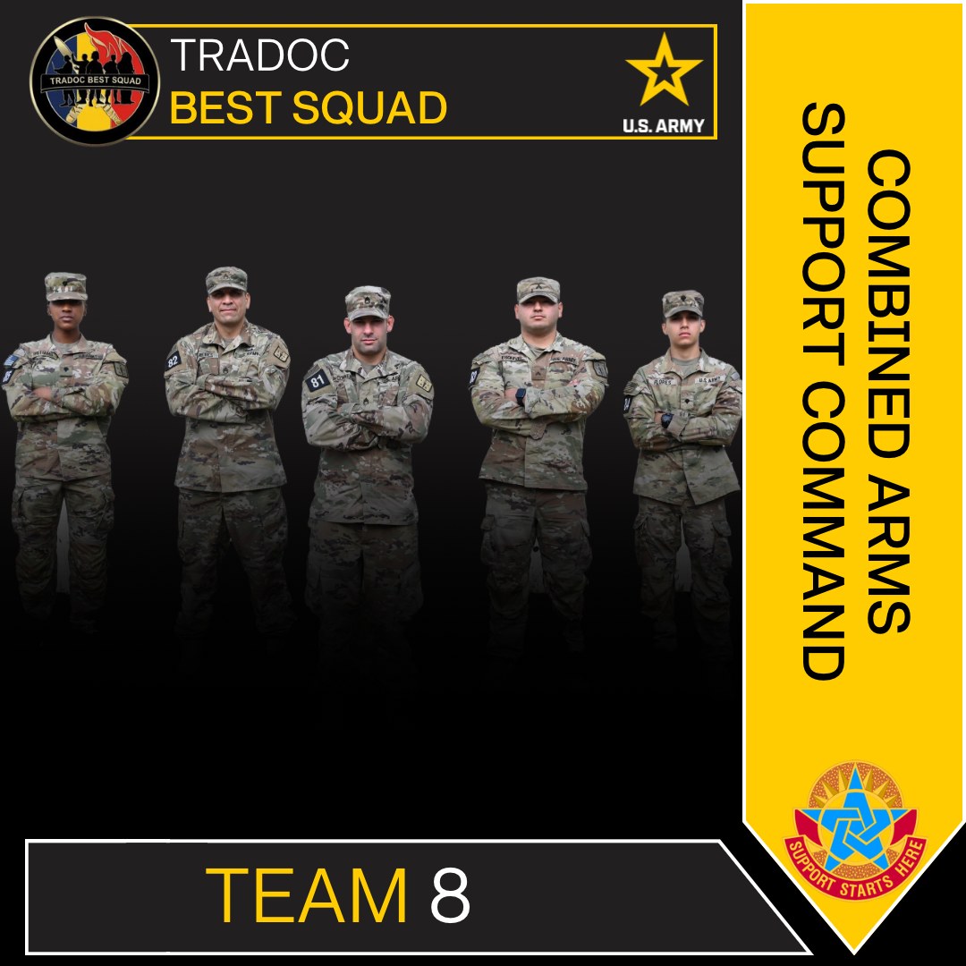 FortLeeUSArmy's tweet image. All the best to @SCoE_CASCOM at the 🔥🏆2024 @TRADOC BEST SQUAD COMPETITION🔥🏆

#SupportStartsHere