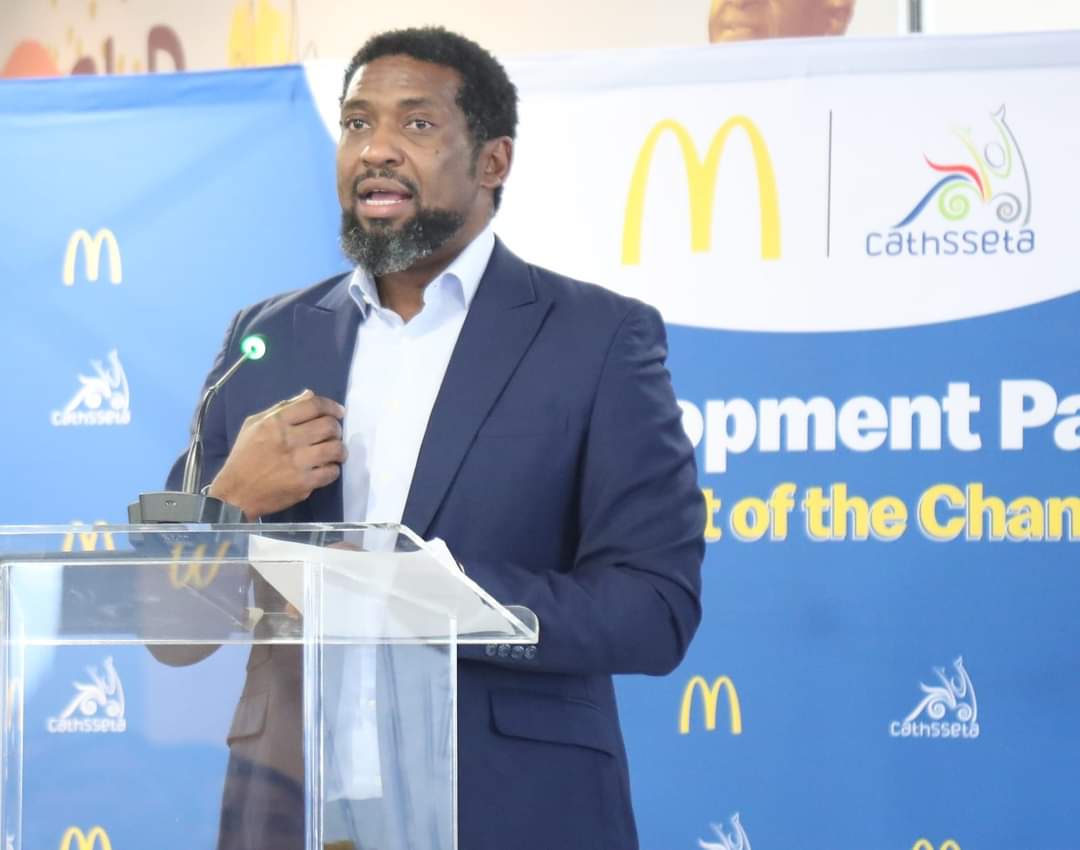 HigherEduGovZA's tweet photo. @McDonalds_SA
has partnered with the Culture, Arts, Tourism, Hospitality, and Sport Sector Education and Training Authority @Cathsseta1 to launch a Skills Development Programme, which will train 1,400 unemployed youth.
#skillsdevelopmentlaunch #cathsseta #macdonalds #dhet https://t.co/fodAMk4IkG