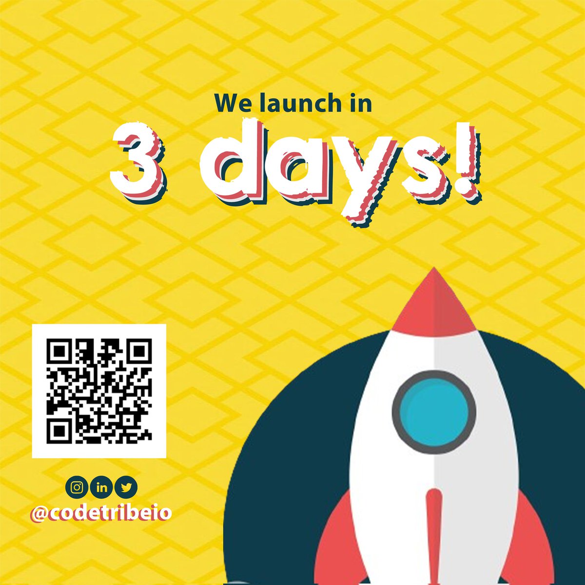 codetribeio's tweet photo. 🔥🚀 Only 3 Days Left! 🚀🔥

The anticipation is real—just 3 days until CodeTribe officially launches! The wait is almost over, and we can't wait to see you in the tribe. Let’s build the future together! 🌐👩‍💻👨‍💻

#CodeTribe #3DaysToGo #DevelopersCommunity #JoinTheTribe https://t.co/AFhj5JGUVf