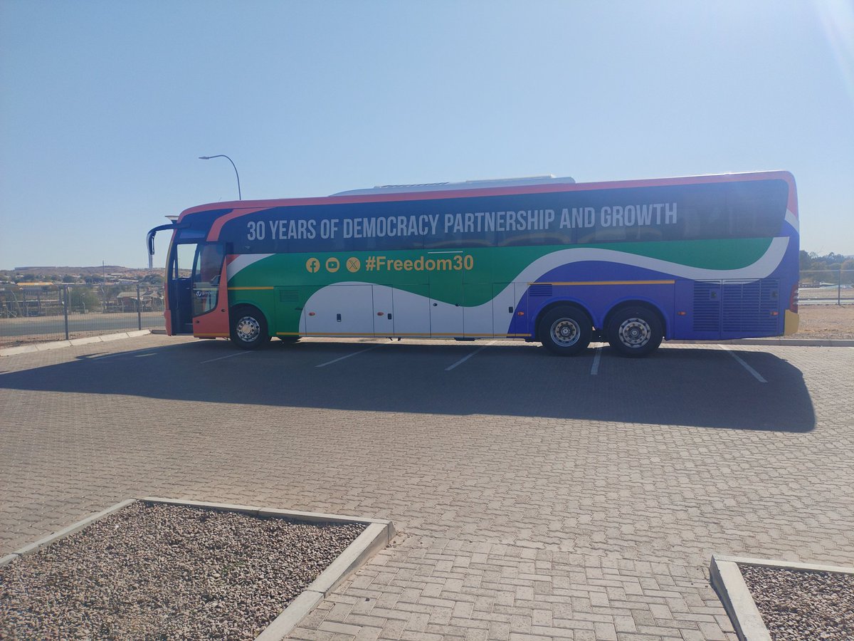 GovernmentZA's tweet photo. The #FreedomBus is making its way to the Western Cape. Another way of bringing government services at your door step. https://t.co/XZahmCzCMf