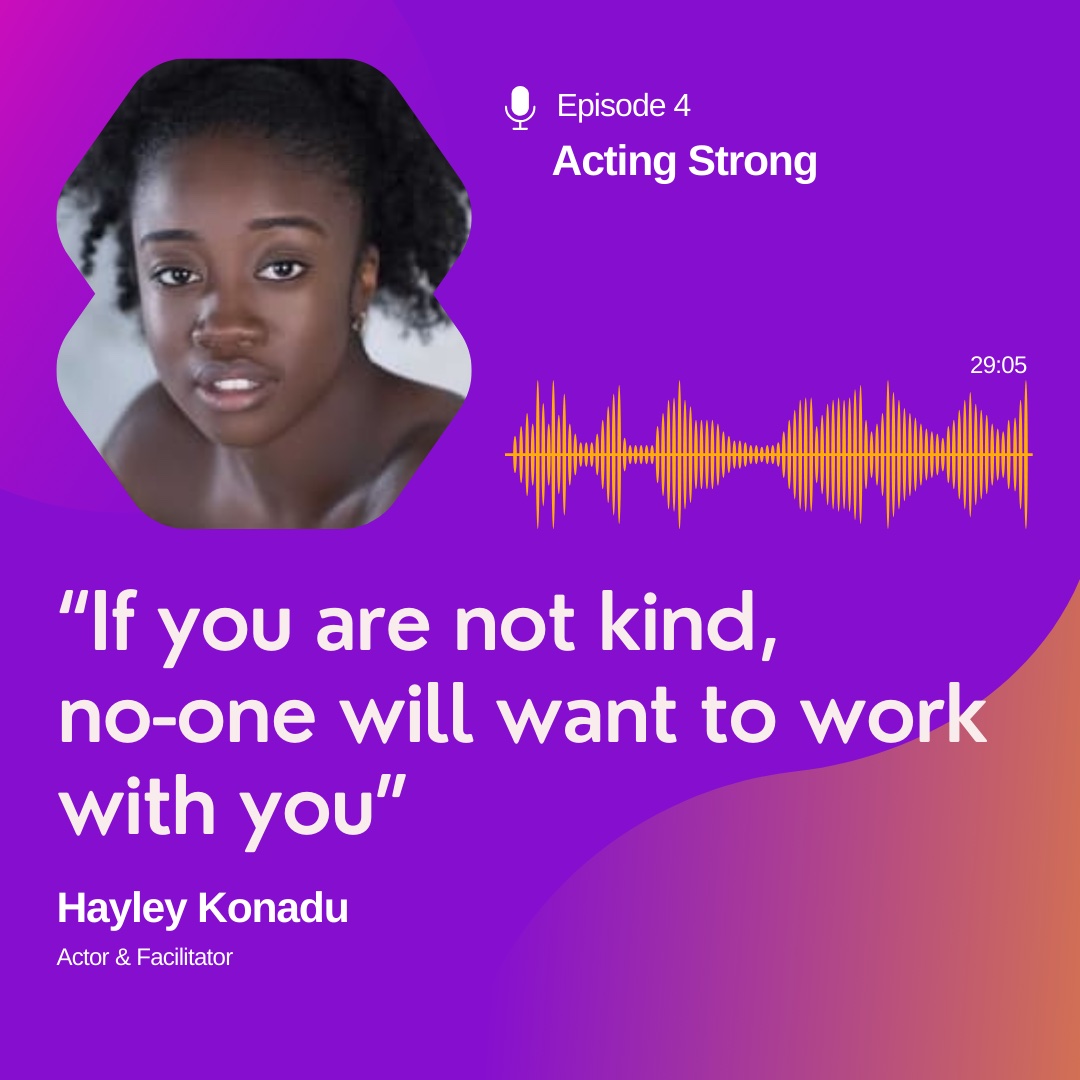 New podcast episode dropped! Hayley Konadu (Lockwood &amp; Co!) 🎬on navigating rejection to shining on the big screen, all without traditional training. 🌟 
 #Resilience #ActingStrong #Lockwood&amp;Co #Netflix #actingcareer #actor #AccesstotheArts #ActorLife actingstrong.com