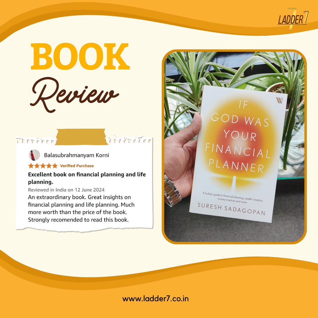 Ladder_7's tweet image. Excited to share this wonderful review for our book - If God Was Your Financial Planner 📚 We’re so grateful for the support. Thank you for the encouragement! #BookReview #ReaderFeedback #Gratitude