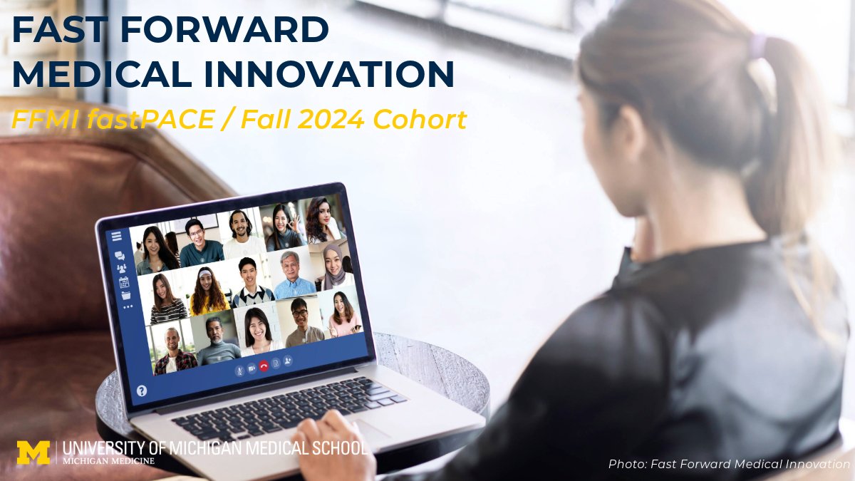 Innovation Partnerships (@innovpartner) on Twitter photo Register today for the Fall 2024 Cohort of Fast Forward Medical Innovation (FFMI) fastPACE! Don’t miss the chance to participate in this project-based, experiential course designed to help faculty launch new innovations. Register by 10/2: myumi.ch/nyG6g <a href="/UMichMedScience/">U-M Medical School Research</a> Register today for the Fall 2024 Cohort of Fast Forward Medical Innovation (FFMI) fastPACE! Don’t miss the chance to participate in this project-based, experiential course designed to help faculty launch new innovations. Register by 10/2: myumi.ch/nyG6g <a href="/UMichMedScience/">U-M Medical School Research</a>