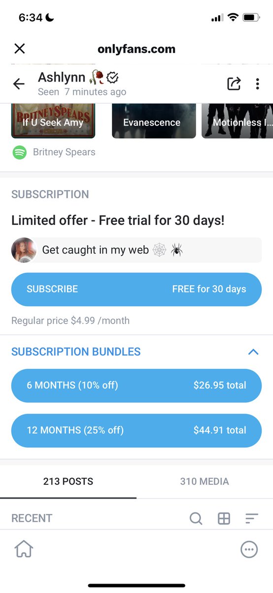 OFashlynn's tweet image. Free trial is still active — get it while you can 💋