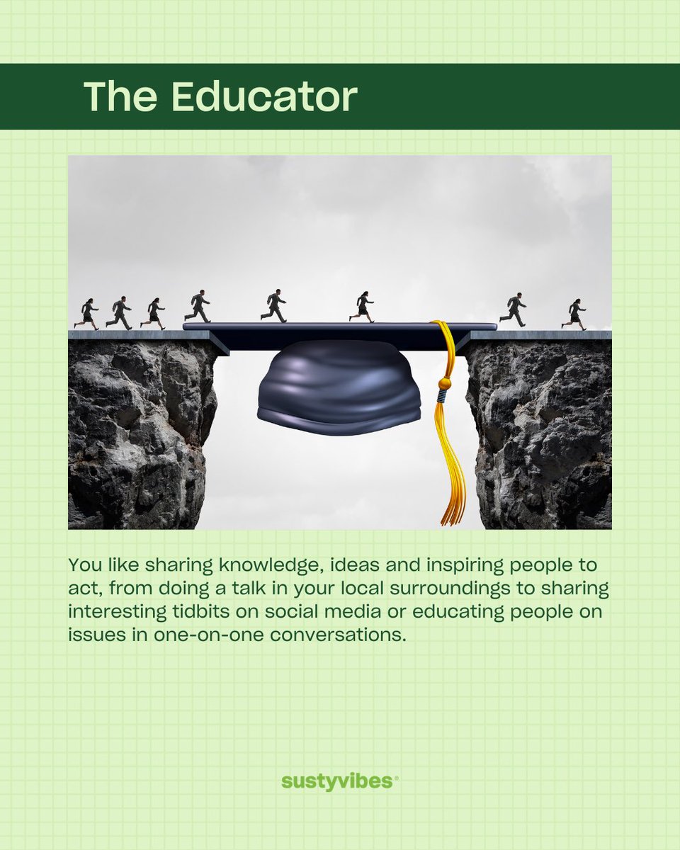 SustyVibes's tweet image. Not all heroes wear capes, some wear passion.

Today, we're shedding light on the different kinds of activists shaping our world!

Which Category do you fit into?
Tell us in the comments

#youthactivist #activism #heroes #youthempowerment 
#youthorganization #sustyvibes