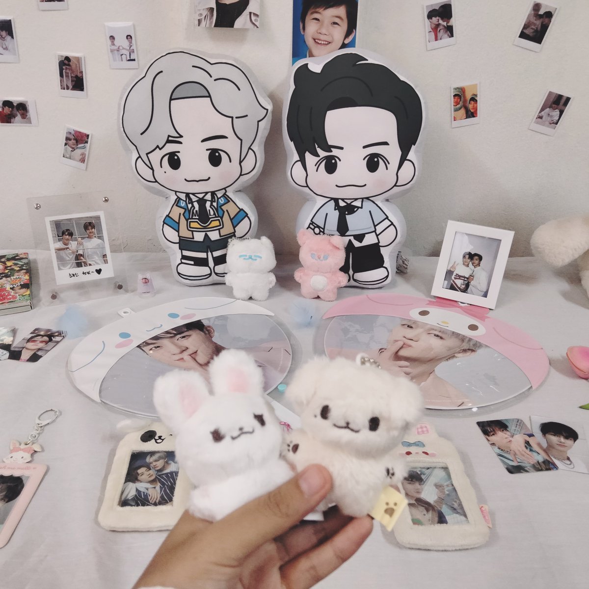 pinknajm's tweet photo. คาเฟ่แม่นุเน้กที่จริงใจ ทุกพื้นที่มีแต่ความน่ารักของแจมิน🩷🩵  #JMbubbly_birthday https://t.co/S2SRWFhFq7