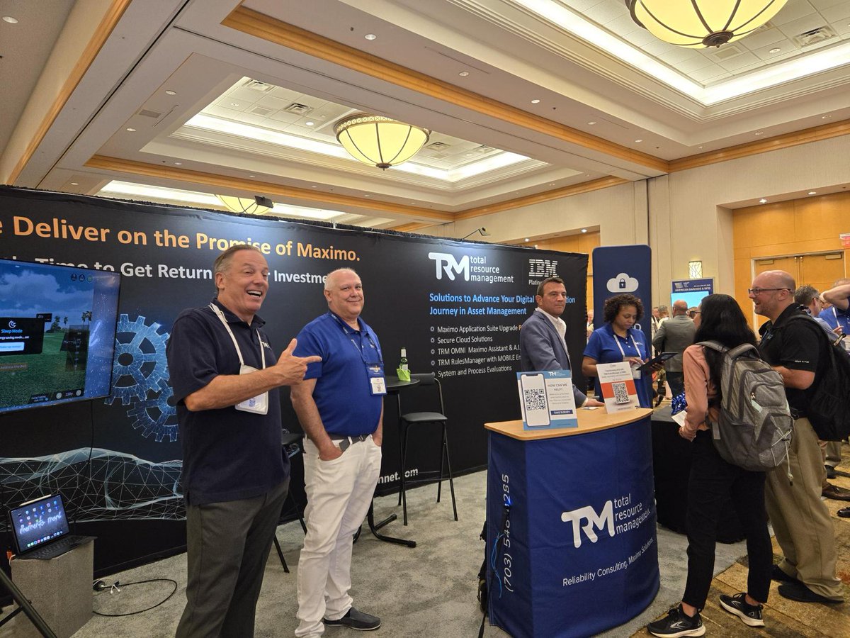 TRM_maximo's tweet image. Thanks for a great time at Maximo World 2024! Tell us some of your highlights!

#MaximoWorld 2024