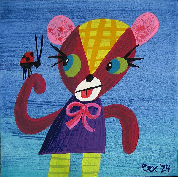 RexHackelberg's tweet photo. Paintings of strange animals https://t.co/qazgSa0jUI