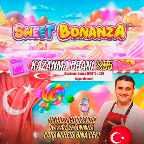 SweetBonanzaTR1's tweet photo. 🍬 Tatlı zaferler sizi bekliyor!
🎉 Sweet Bonanza'da her spin bir macera
💰 Scatter sembolleriyle ücretsiz dönüşler kazanın
🆓 Ücretsiz demo sürümü ile hemen deneyin

🎰 Oyna: https://t.co/Cp01sTVRIQ

#OnlineSlot #CasinoOyunlari #SweetBonanza https://t.co/ssXGYuHC8n