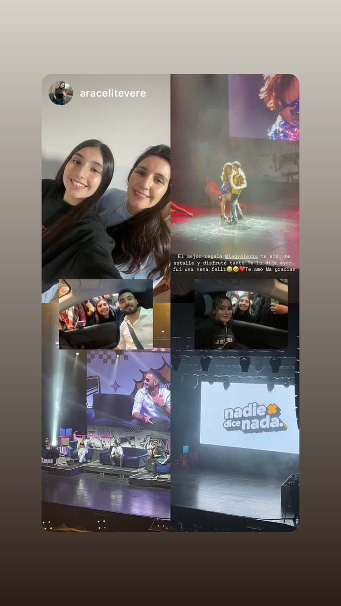 valeriialag's tweet photo. #nadiedicenada fuimos con mi hija y mi sobrina el viernes al Rex,son los mejores. Gracias!!! Mi hija fue una nena feliz ❤️😘 https://t.co/xTU9BdJUgT