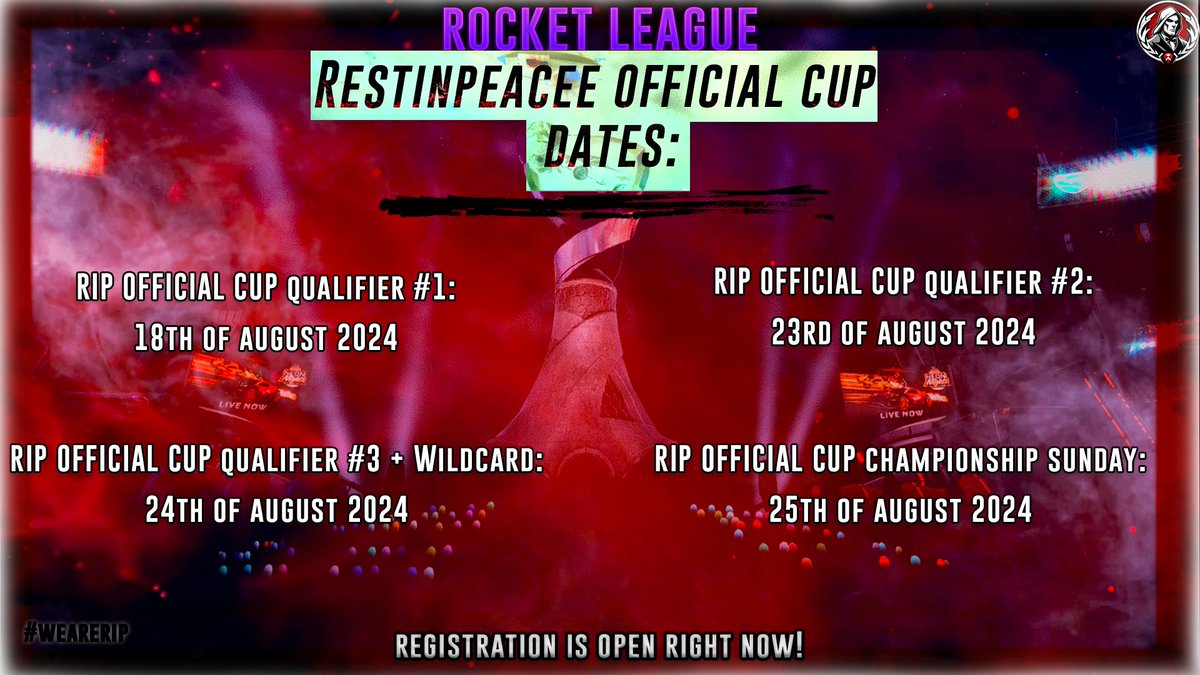 We're thrilled to announce our first 1v1 Rocket League Tournament, where only the best will rise to the top! Do you think you got what it takes? Join our discord to find that out! discord.gg/92Jc3RzmAP
