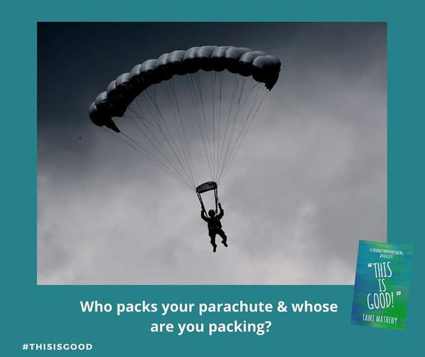 tamimatheny's tweet image. Take time to appreciate those that have packed your parachute (the people that often go unnoticed &amp;amp; the people that have sacrificed to get you where you are today).
Go to tamimatheny.com/who-packs-your… for the inspirational story. #ThisisGood