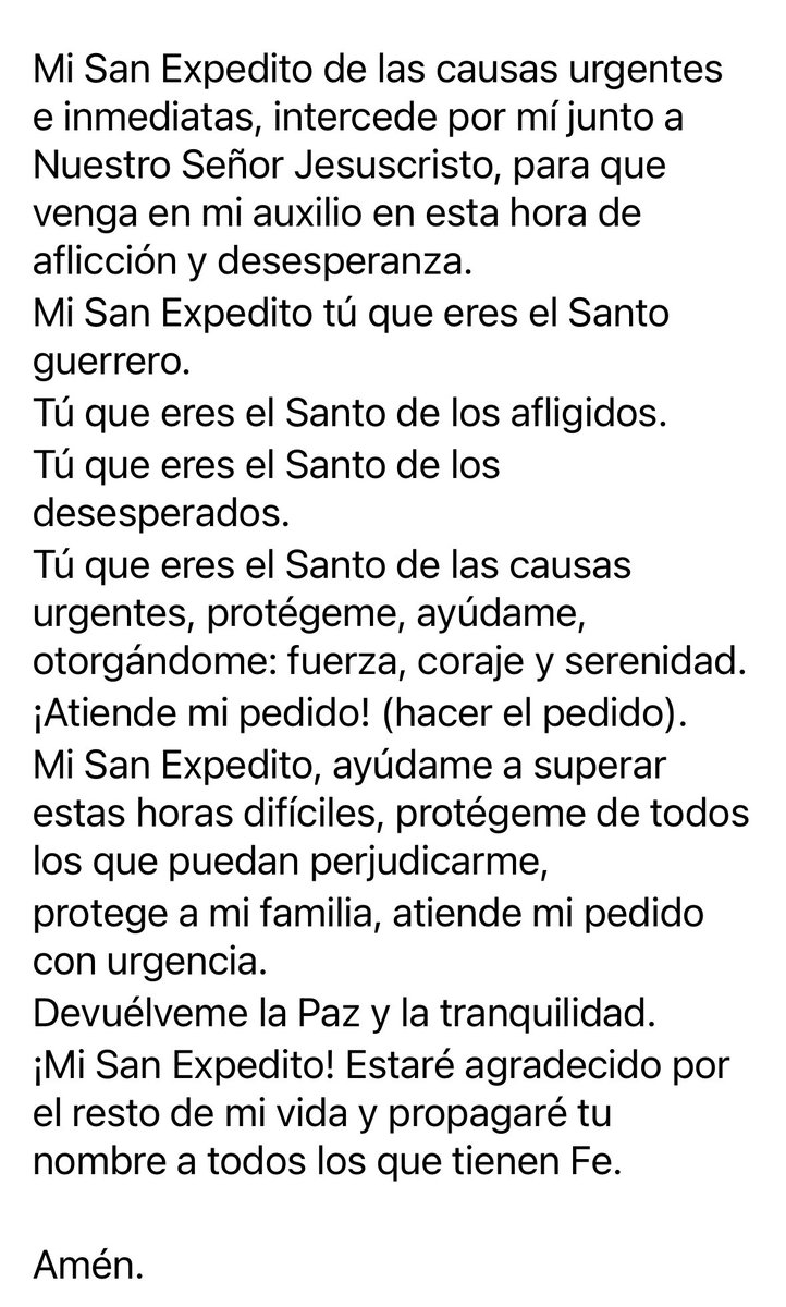 SoySanExpedito's tweet photo. Mi San Expedito, mi Fe por ti es inquebrantable ! https://t.co/kBrGWgVVbp