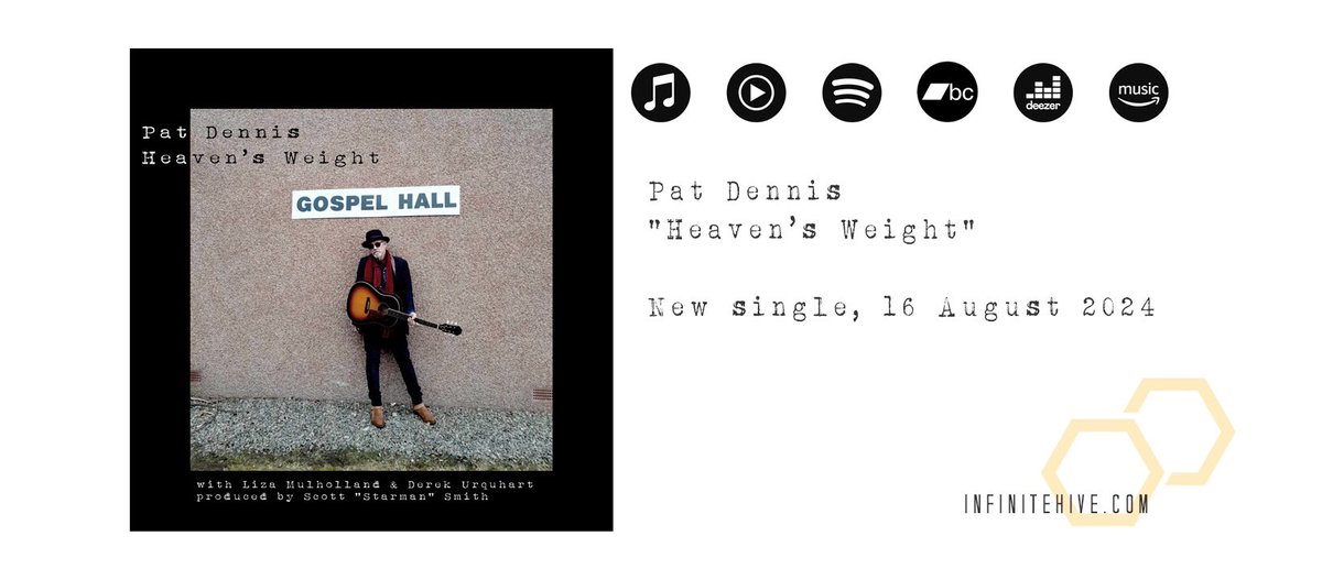 This Friday on <a href="/InfiniteHive/">Infinite Hive Music</a> and <a href="/Bandcamp/">bandcamp</a> linktr.ee/PatDennis 

#americana #brokenyankeejukebox #gospelvibes