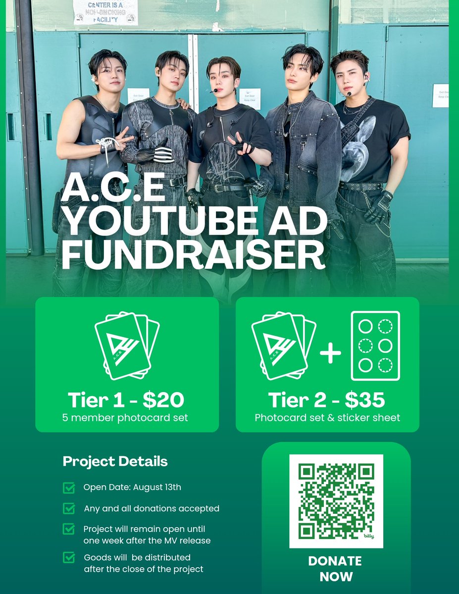ChoicewithACE's tweet photo. ▶️ [YOUTUBE AD]

Click the link below or use the qr code to donate to the YouTube ad fundraiser!

🔗:https://t.co/alcZP2mH3y

@official_ACE7 | #ACE | #에이스 https://t.co/GjFa6s3GY7