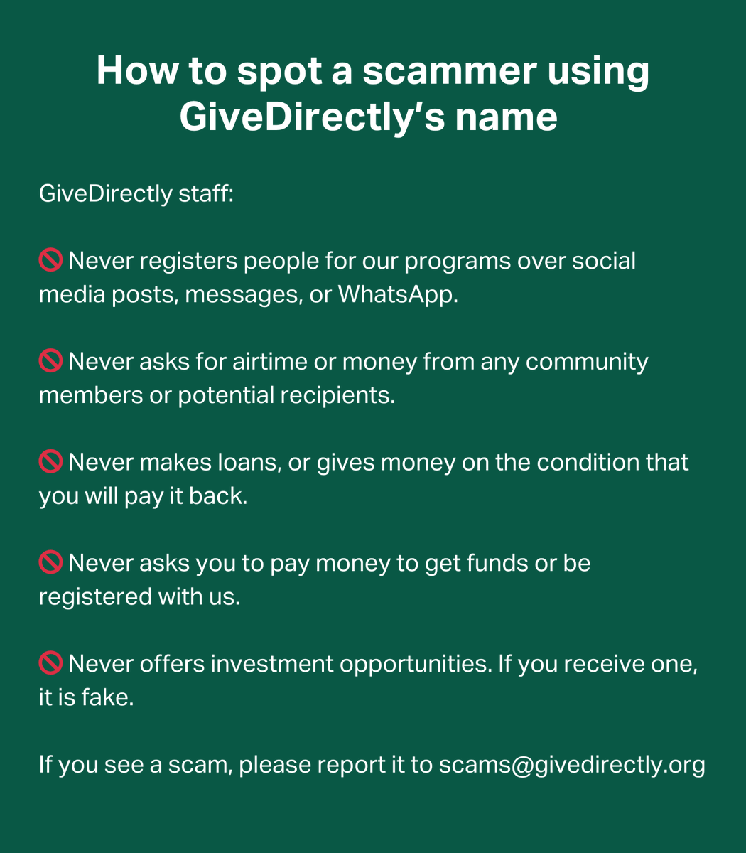 GiveDirectly💸 tweet media