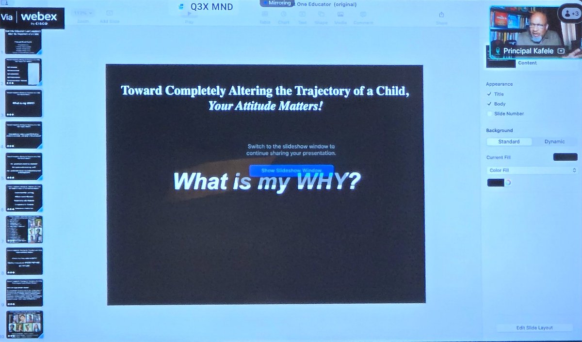 Someisha2's tweet photo. What is your WHY? Your urgency matters.
#WeAreCCS @CMESCubs @CumberlandCoSch @ParticipateLrng 
#AmbassadorTeacher
#UnitingOurWorld https://t.co/qB9C0hG16q