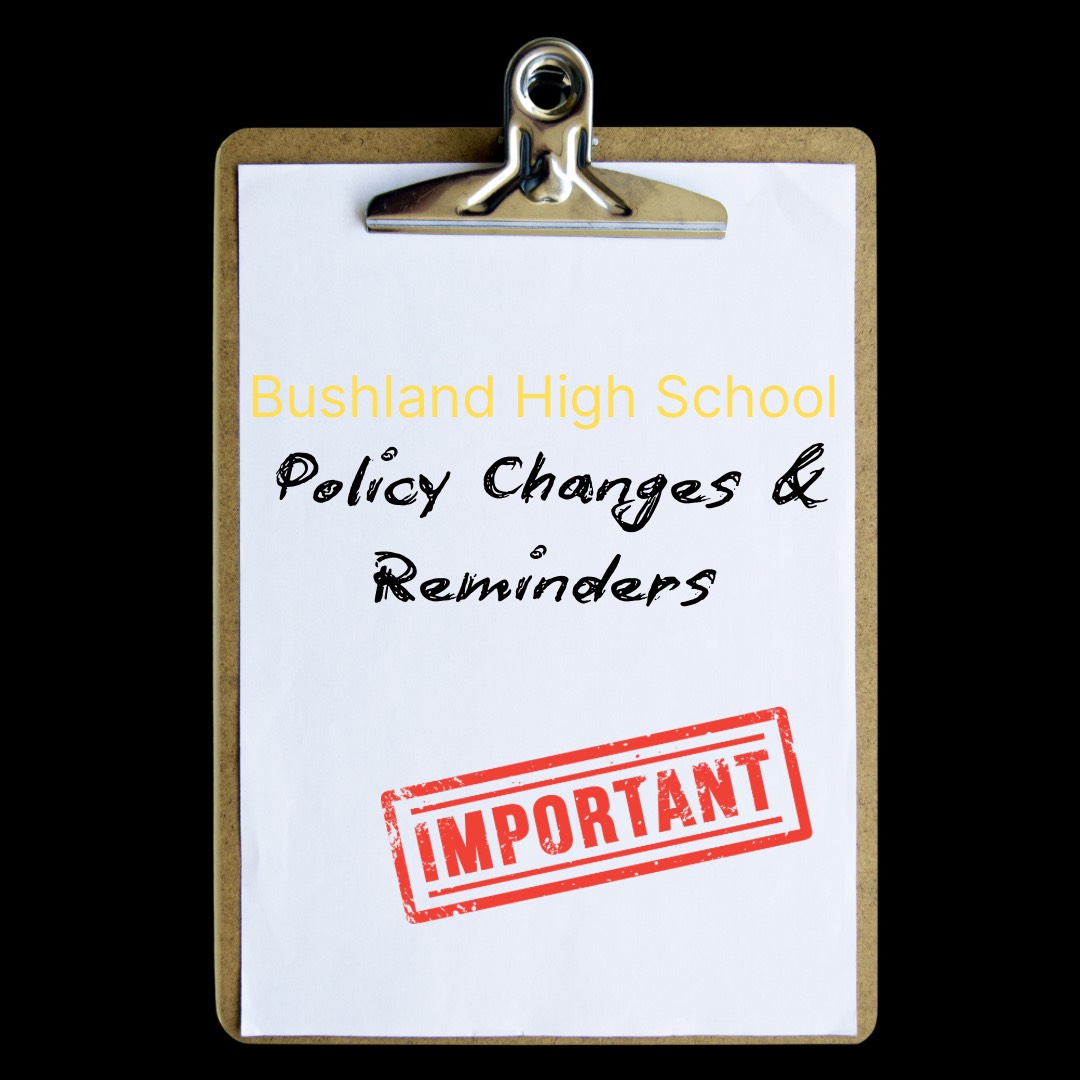 Falcon Students &amp; Parents: Please see the following reminders as we start school tomorrow!