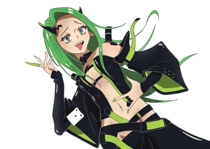 闇レイナ描いてました #Yami_Q_ray #マクロスΔ