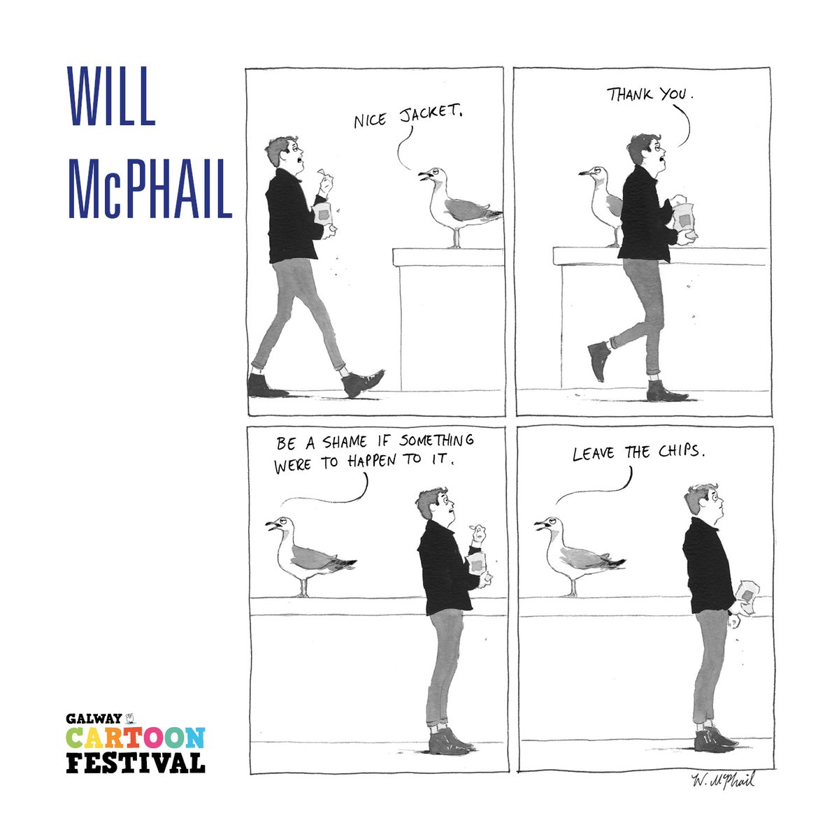 Galway Cartoon Festival (@galwaycartoons) on Twitter photo An Englishman In The New Yorker is a public #interview <a href="/NewYorker/">The New Yorker</a> #cartoonist <a href="/WillMcPhail/">Will McPhail</a> will give at this year's Galway Cartoon Festival!
#galwaycartoons #RTESupportingTheArts #galway #ireland #galwayfestivals #latinquartergalway #galwaytourism #visitgalway #artingalway An Englishman In The New Yorker is a public #interview <a href="/NewYorker/">The New Yorker</a> #cartoonist <a href="/WillMcPhail/">Will McPhail</a> will give at this year's Galway Cartoon Festival!
#galwaycartoons #RTESupportingTheArts #galway #ireland #galwayfestivals #latinquartergalway #galwaytourism #visitgalway #artingalway