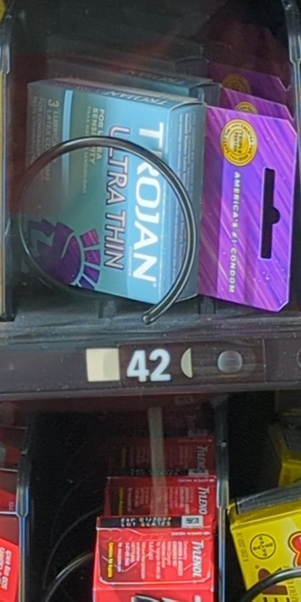 ghost_fried's tweet image. Who out here buying airport condoms from the public vending machine?