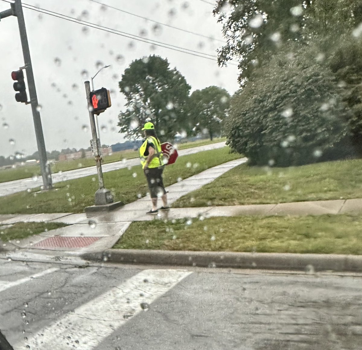 Dr. Tim Reves (@timrevesops) on Twitter photo First day of school for <a href="/olatheschools/">Olathe Public Schools</a> - a little drippy but no less exciting. Many thanks to our crossing guards across the city who are out rain or shine to ensure kids get to school safely. Appreciate you all! #OPSMakeTodayCount First day of school for <a href="/olatheschools/">Olathe Public Schools</a> - a little drippy but no less exciting. Many thanks to our crossing guards across the city who are out rain or shine to ensure kids get to school safely. Appreciate you all! #OPSMakeTodayCount