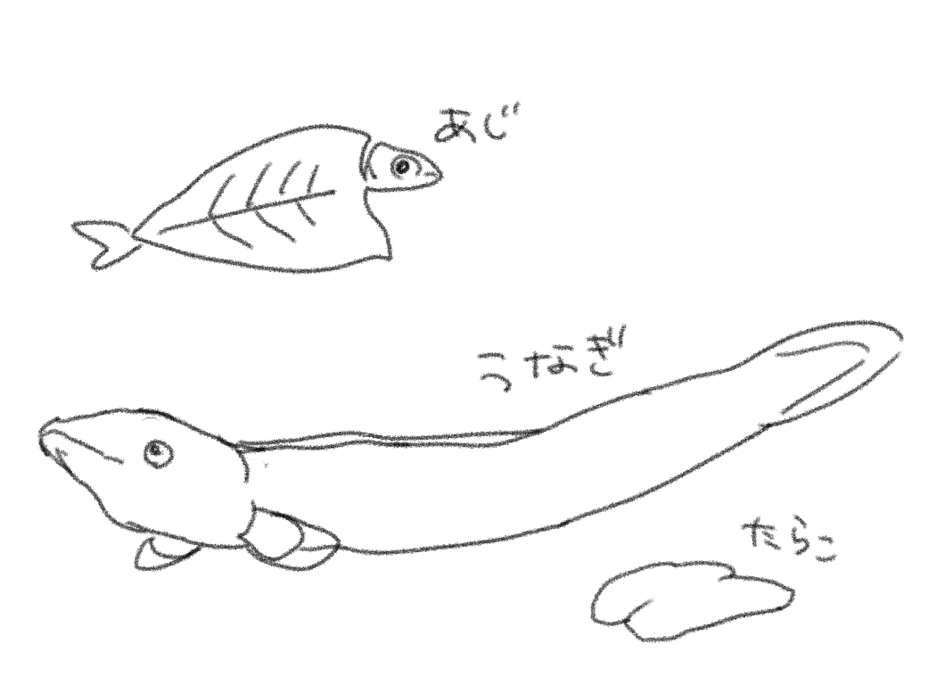 なんか残ってたらくがき 