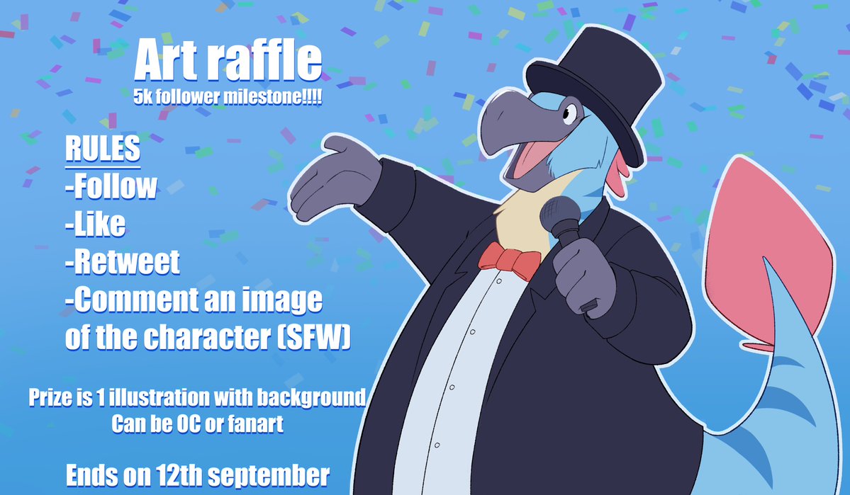 RAFFLE TIME!!!
He dressed for the occasion 😌

Thanks everybody for the 5000 followers it means a lot 💖