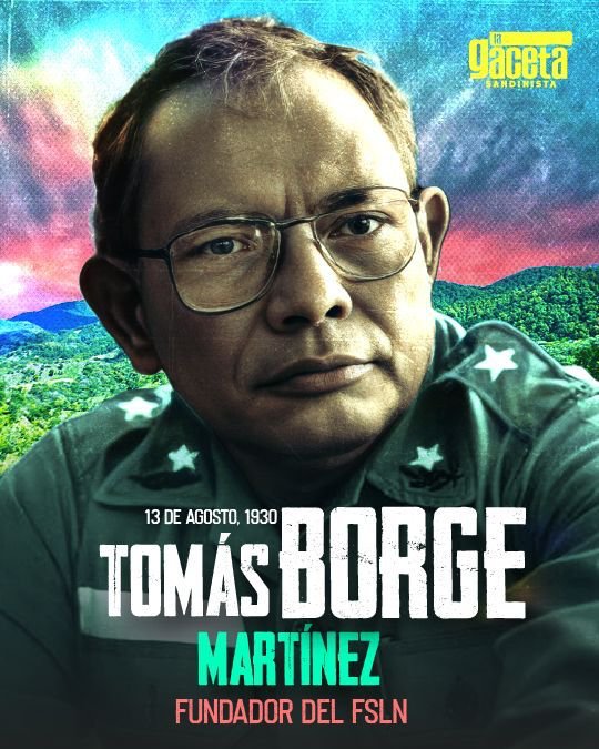 🔴⚫️ Hoy celebramos el natalicio del Comandante Tomás Borge Martínez, nacido el 13 de agosto de 1930 en Matagalpa. Su sencillez, humor y profundo sentido de humanidad dejaron una marca indeleble.