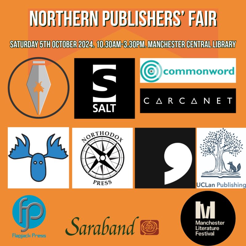 Fly on the Wall Press (@fly_press) on Twitter photo We're delighted to announce our collaboration on a second Northern Publishers' Fair this year - a performance edition for the opening weekend of <a href="/McrLitFest/">Manchester Literature Festival | ON BLUESKY</a>!
At the wonderful venue of Manchester Central Library, come along from 10.30am - 3.30pm to hear from the best northern We're delighted to announce our collaboration on a second Northern Publishers' Fair this year - a performance edition for the opening weekend of <a href="/McrLitFest/">Manchester Literature Festival | ON BLUESKY</a>!
At the wonderful venue of Manchester Central Library, come along from 10.30am - 3.30pm to hear from the best northern