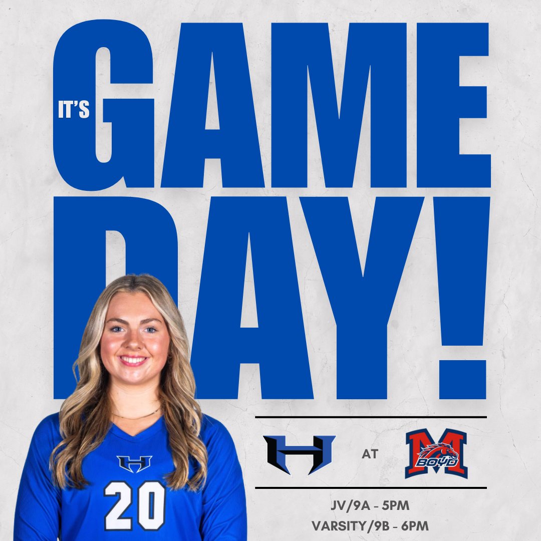 There's no better way to celebrate the first day of school than with our first game of the season!!! Come out to Mckinney Boyd to support! JV/9A play at 5pm and Varsity/9B play at 6pm #HPND