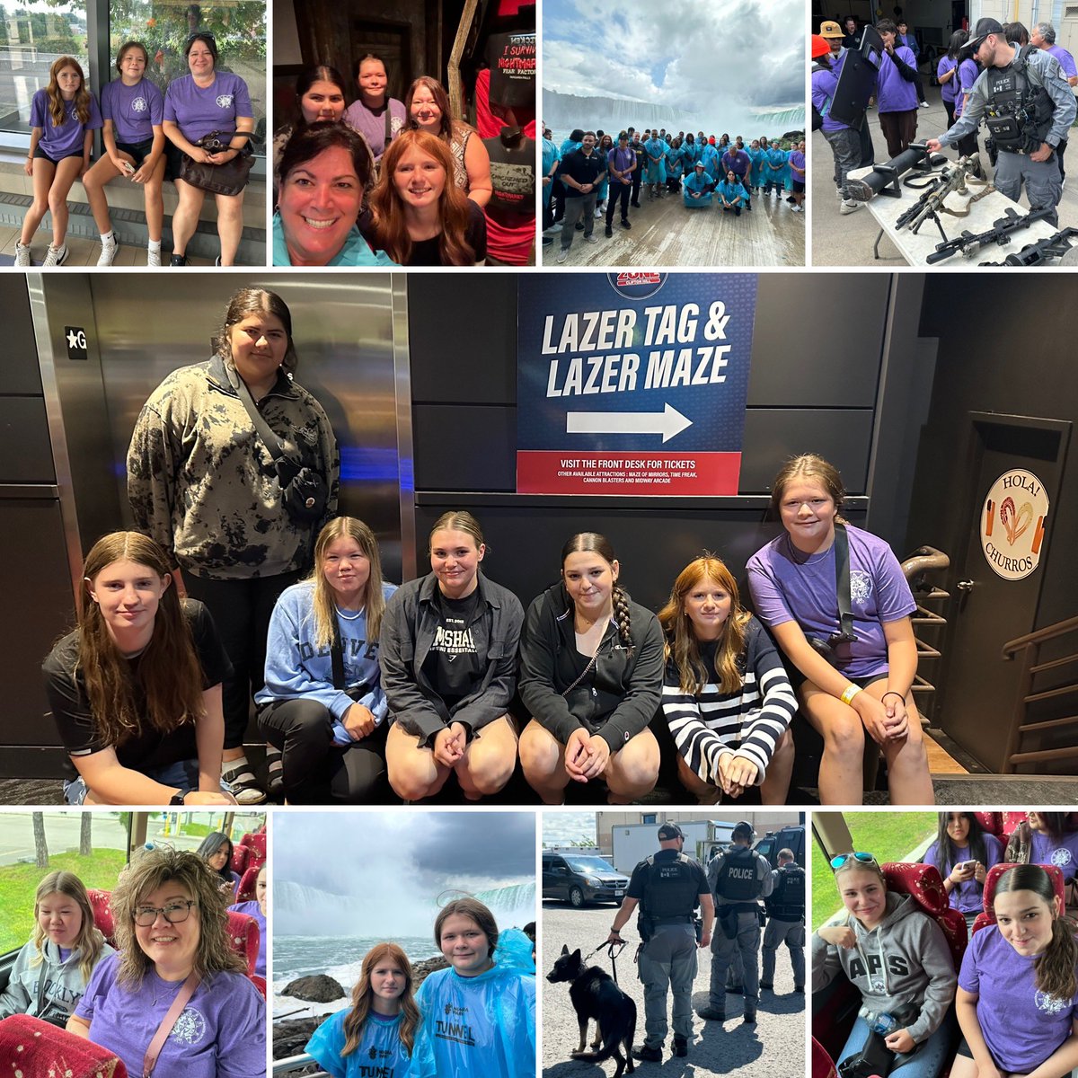 APS YIPI students &amp; staff on Day 1 of the indigenous youth career initiative trip. Niagara Regional Police activities followed by some fun at the Falls. K9, Forensics, Marine, Haunted House, Go Carts, and some quality time with our community kids. #apscops Niagara Regional Police