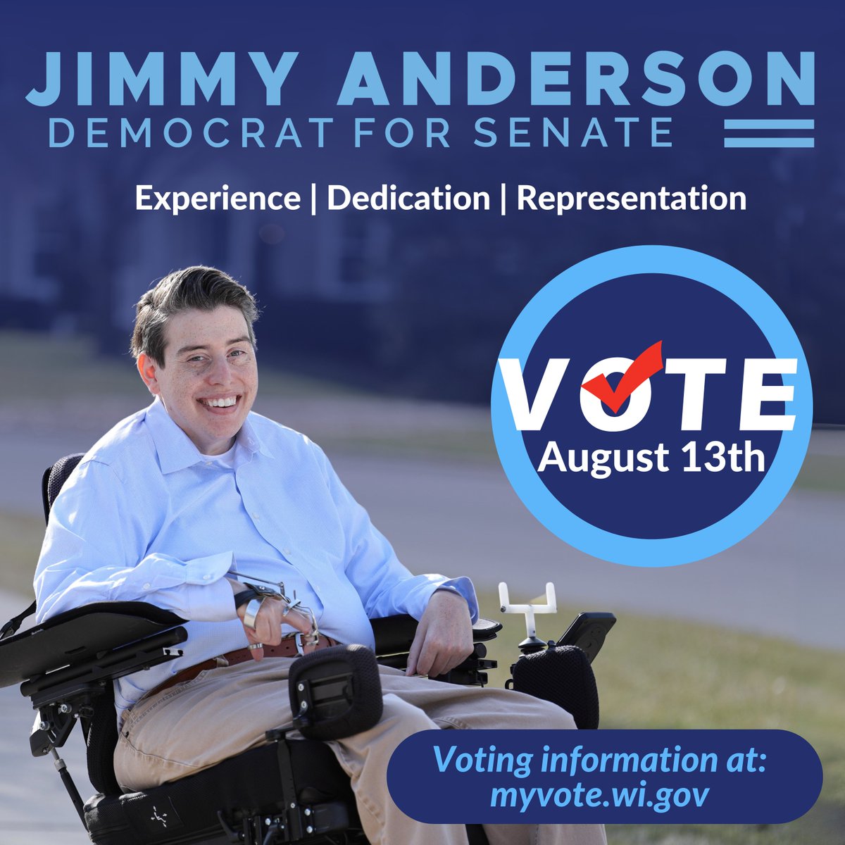 TODAY IS THE DAY! It's time to get out and vote (and bring your friends). Polls are open until 8pm, and you can find your polling place information at myvote.wi.gov!