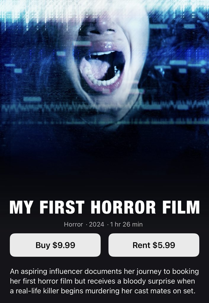 “My First Horror Film” is out TODAY!!

Watch here: tv.apple.com/us/movie/my-fi…

<a href="/DreadPresents/">DREAD - An Epic Pictures Genre Label</a>