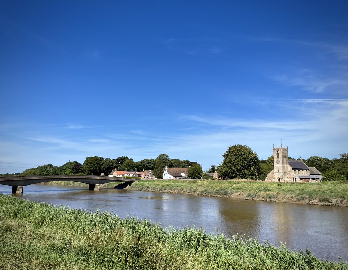 Wiggenhall St Germans, where the beautiful old church sits a couple of meters below the height of a normal high tide