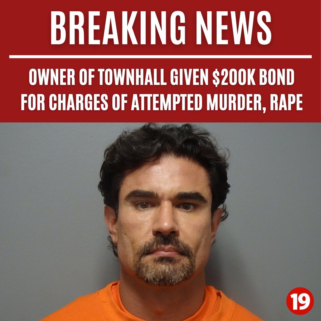 BREAKING: A judge set bond at $200,000 for Townhall owner Bobby George. Find the rest of the details on his arraignment HERE: cleveland19.com/2024/08/12/own…