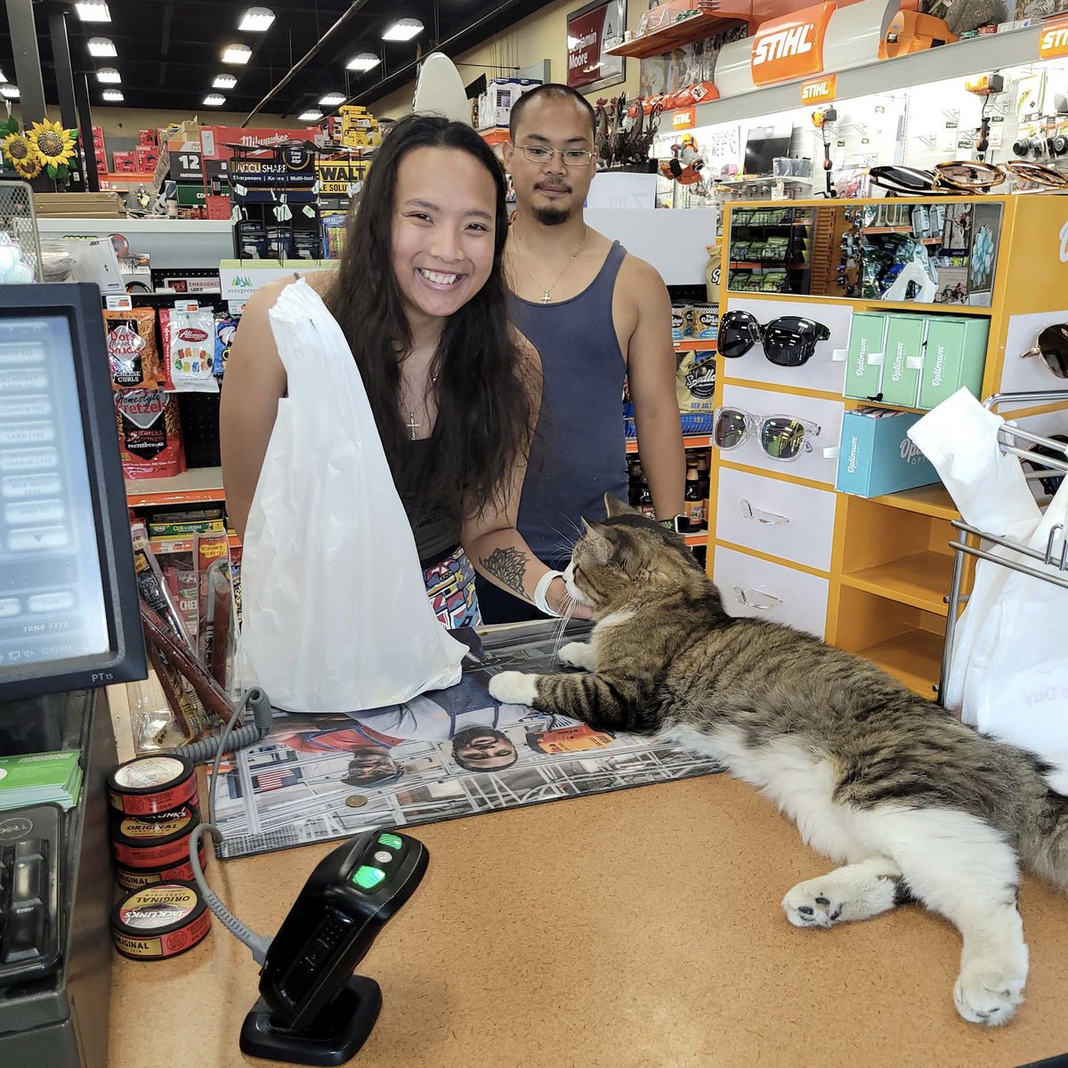 Now that's customer service. 🐈