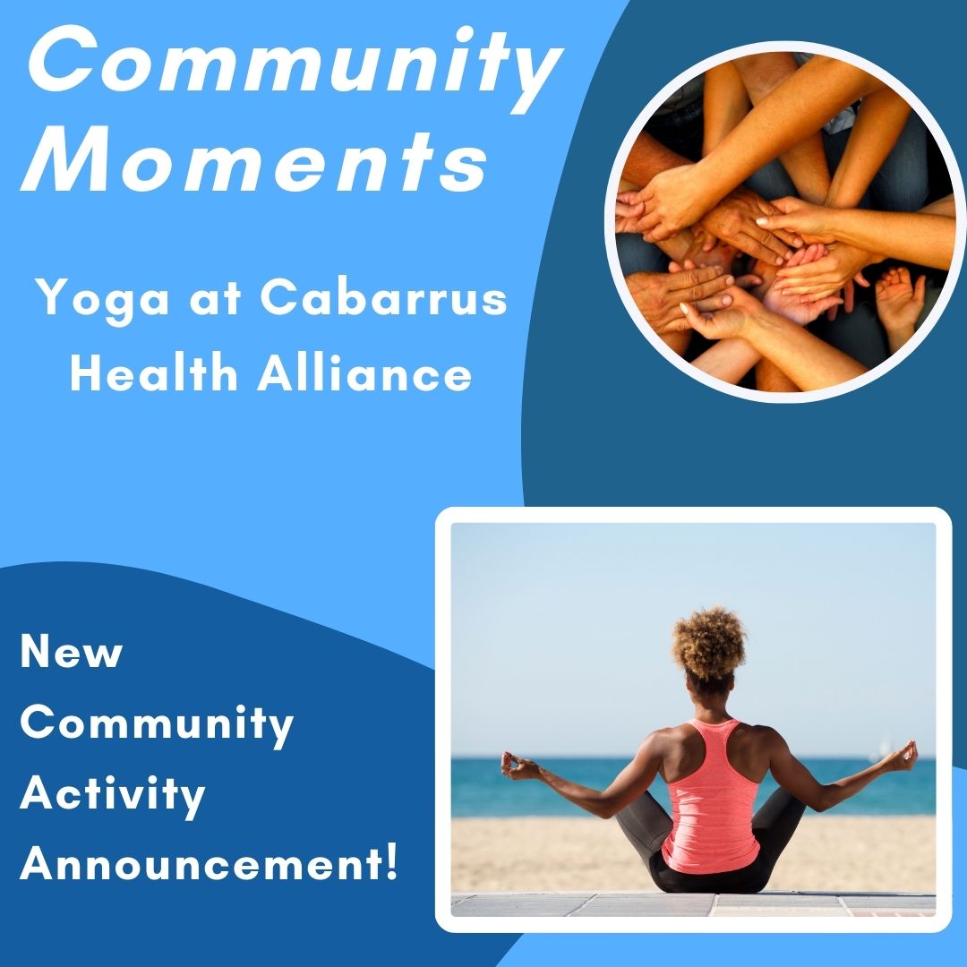 livingFREElab's tweet photo. For this week's #CommunityMoment, we are highlighting the free yoga classes with @CabarrusHealth Visit their website for more details and arrive 10 minutes early to register.

#community
#yoga https://t.co/NeYIokYTXr