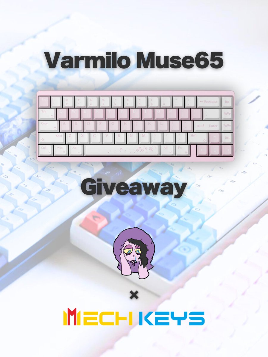 #GIVEAWAY
Varmilo Muse65 磁気式キーボード
抽選で1名様にプレゼントします

応募方法
1. <a href="/MechkeysJP/">MechKeys-JP</a> <a href="/VARMILOJAPAN/">VARMILO-Japan</a> <a href="/mionigg/">ミオニ</a> 
　 上記3つのアカウントをフォロー
2. 本投稿をリポスト&amp;いいね