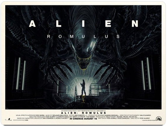 Booked for Sunday <a href="/JamJarCinema/">Jam Jar Cinema</a>
Not a massive Alien fan but it looks like a whole lot of fun.  Art from <a href="/Cakes_Comics/">Matt Ferguson</a>