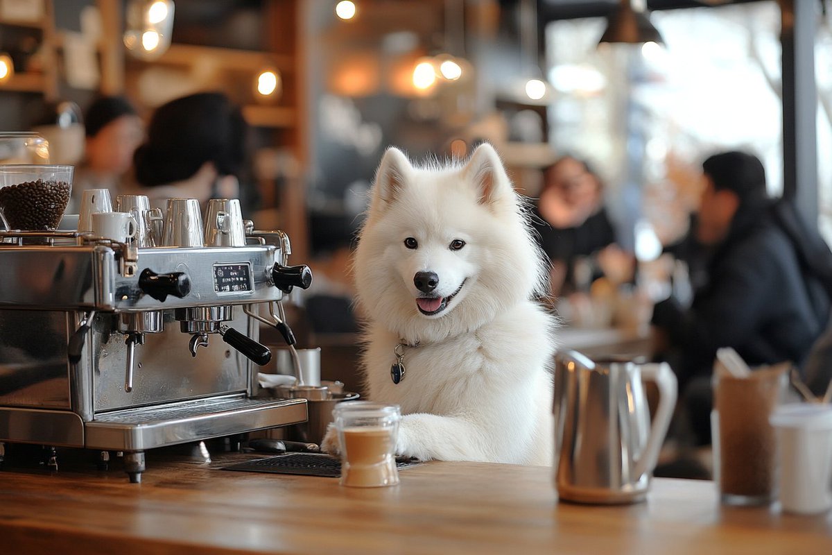 making coffee
#Midjourney #AIArt #AIArtist #AIArtWork #DigitalArt #AIイラスト #Samoyed #サモエド #SaMo