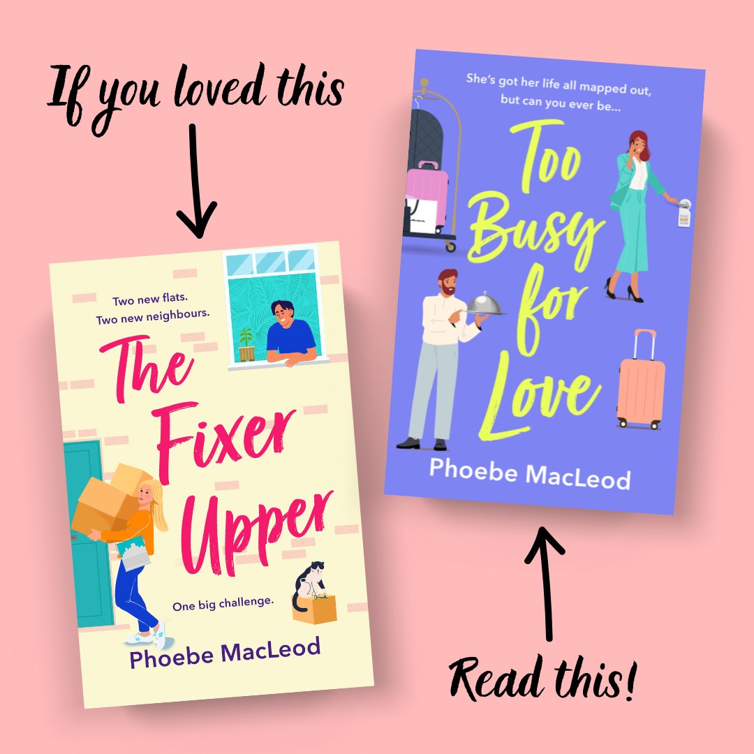 BoldwoodBooks's tweet photo. Did you love bestselling rom-com #TheFixerUpper? If so, you'll love @macleod_phoebe's brand new book #TooBusyforLove! π Start reading today: https://t.co/QocMI4Rsix https://t.co/rZp0nhgpB3